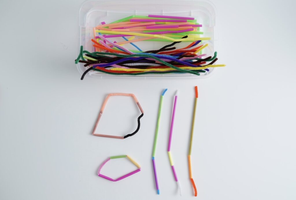 lacing straws busy box