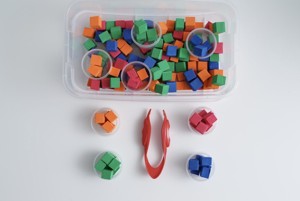 color sorting busy box